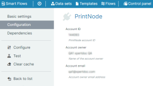 PrintNode Configuration